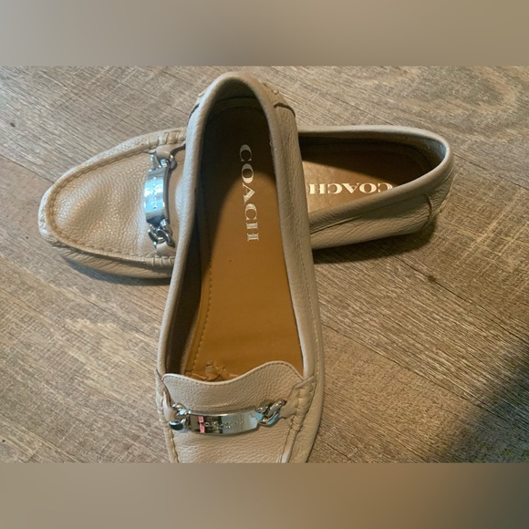 Coach Pebbled Leather Slip On Loafers - Picture 8 of 10